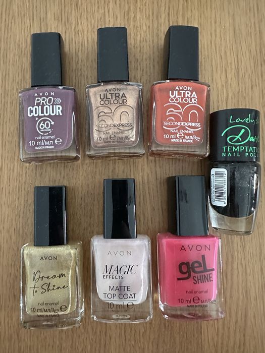 Lakier do paznokci Avon, Lovely, naklejki do paznokci