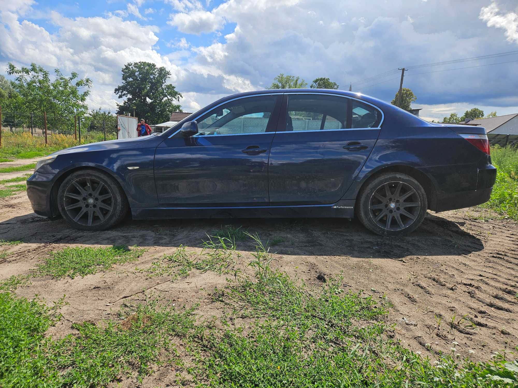 Bmw e60 lci n47d20a 177km automat felgi styling 95 TIEFSEEBLAU CZESCI