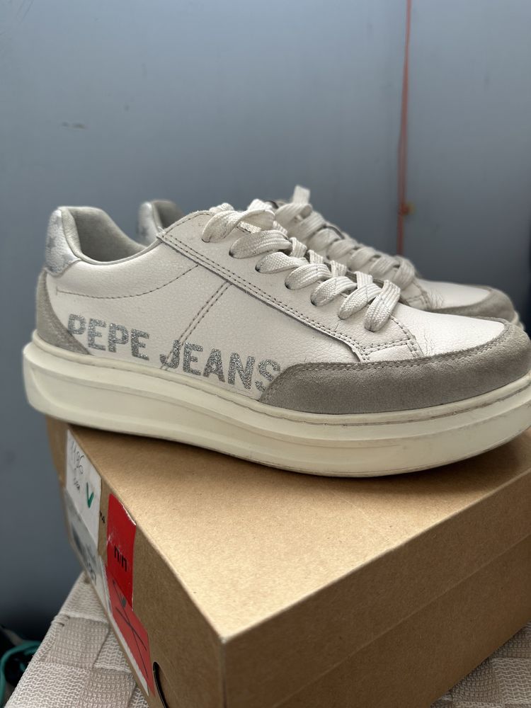 Жіночі кросівки кеди pepe jeans шкіра/женские,кроссовки кеди кожа