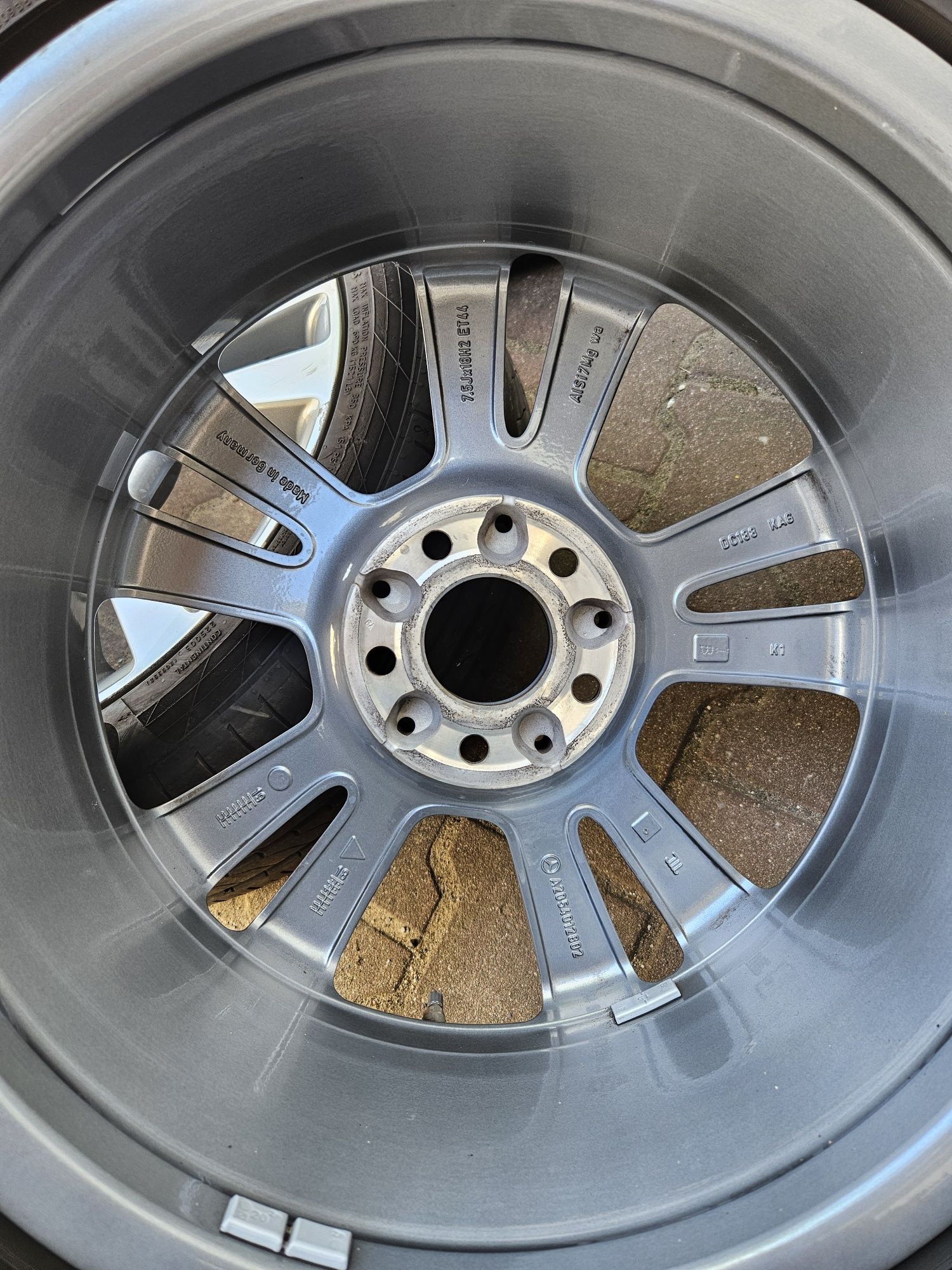 Oryginalne Felgi 18" Mercedes W205 C-Klasa 5x112 ET56 i ET44