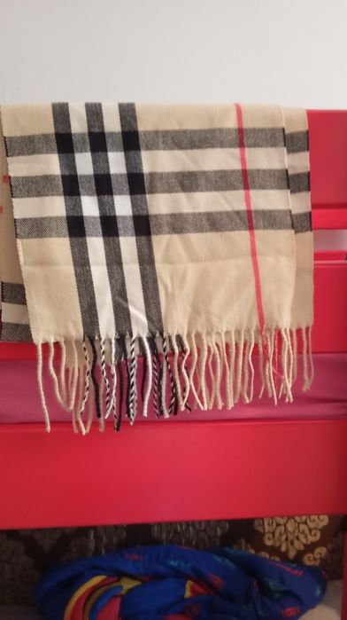 Szalik burbery 100% kaszmir