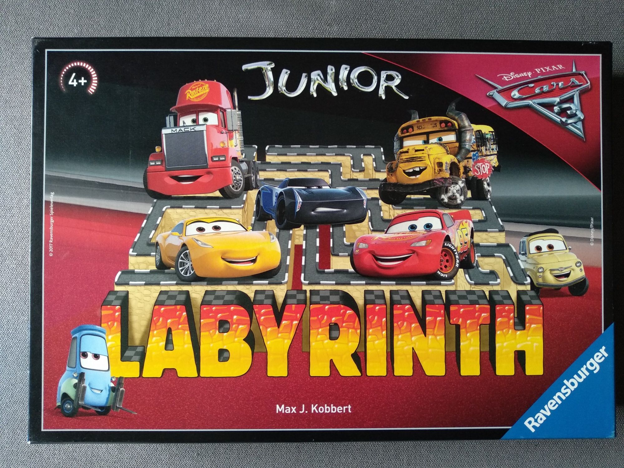 Ravensburger gra planszowa Labyrinth Junior Cars 3 Auta Zygzak McQueen