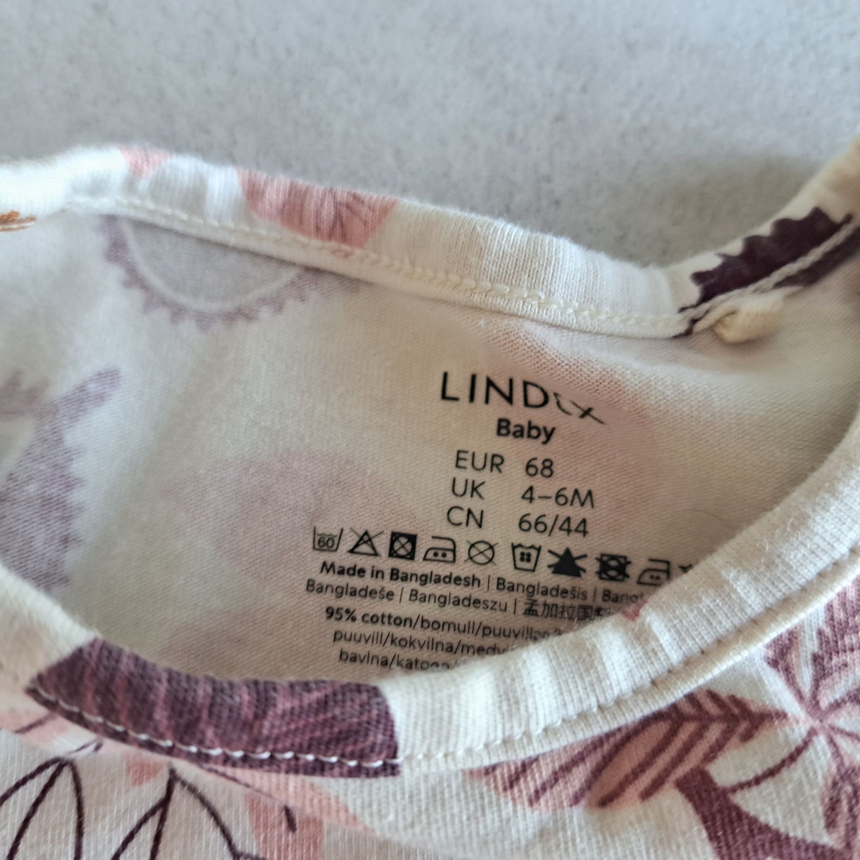 Tunika bluzka z falbanką Lindex