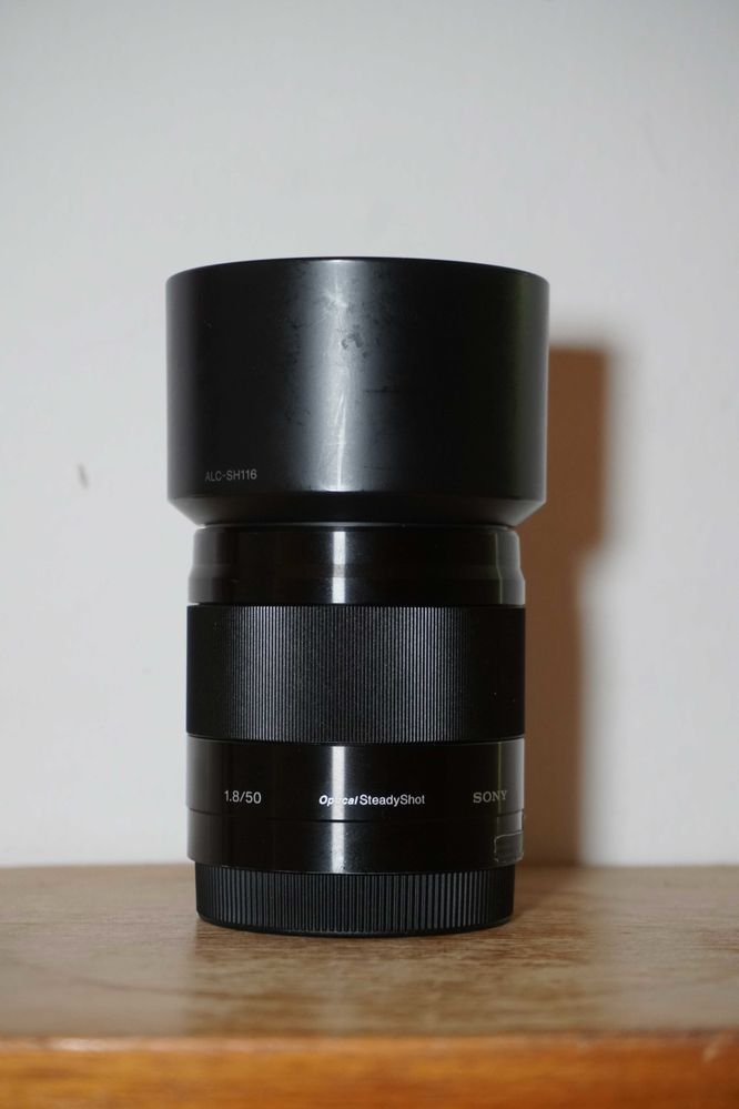 Sony E 50mm f1.8 OSS a funcionar