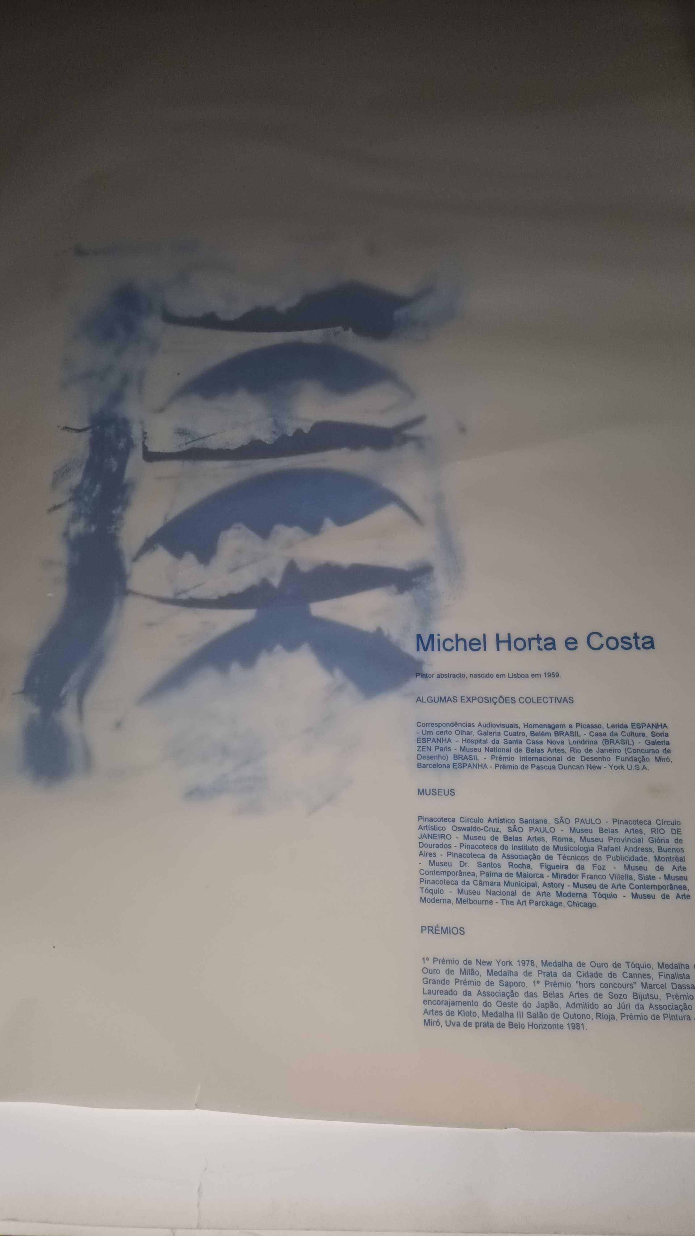 2 Quadros antigos de michel horta e costa com assinatura