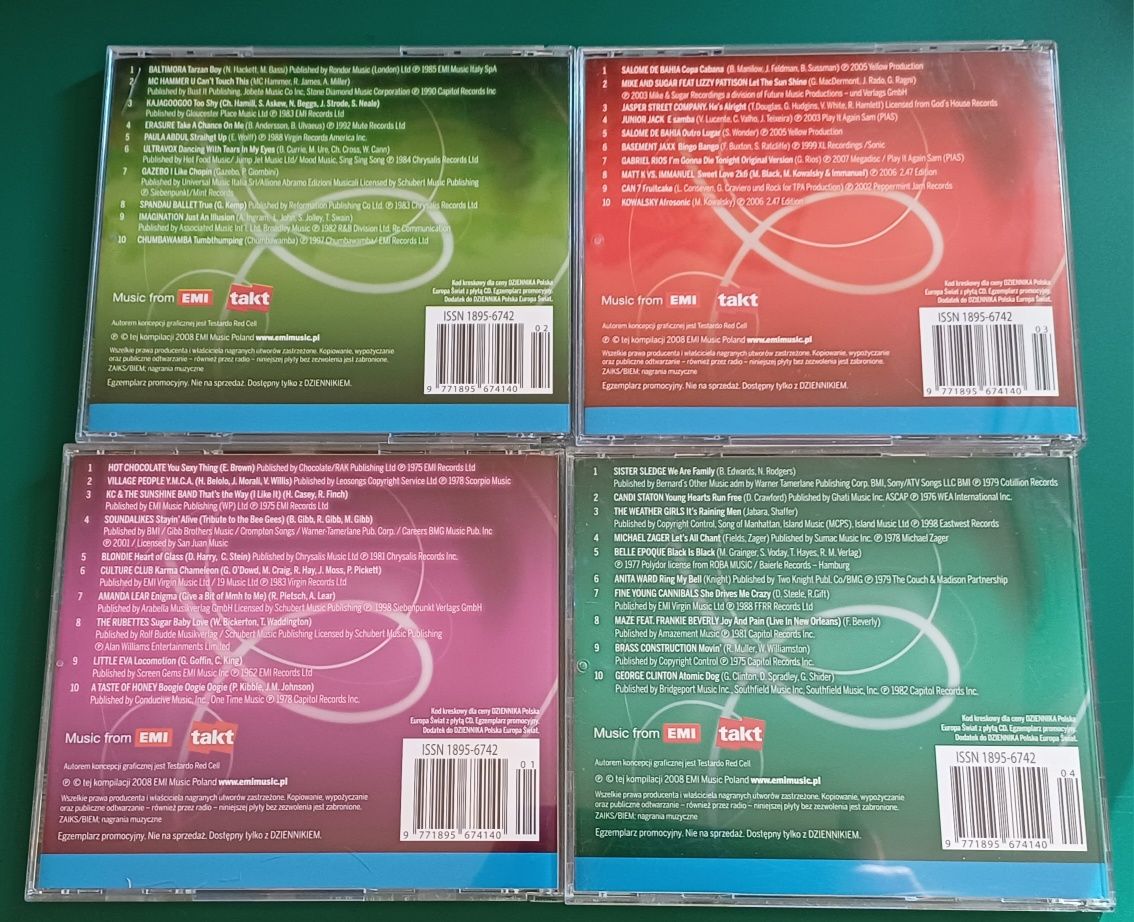 Karnawałowa moc Przebojów * Disco latino forever 1/2 the best  4 CD