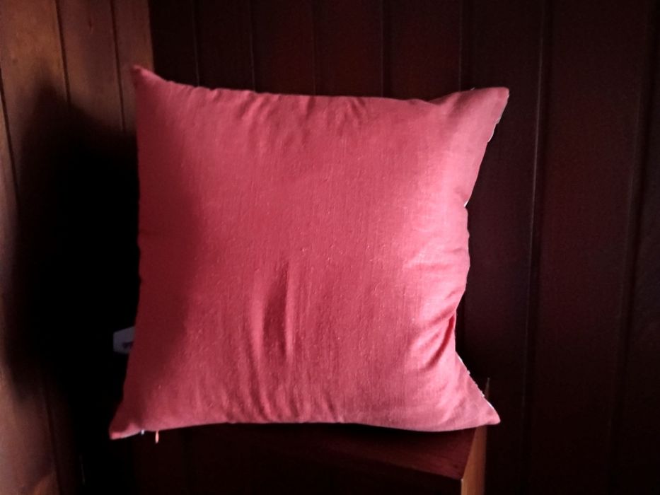 Almofada Tijolo/Linho 45x45cm - Nova