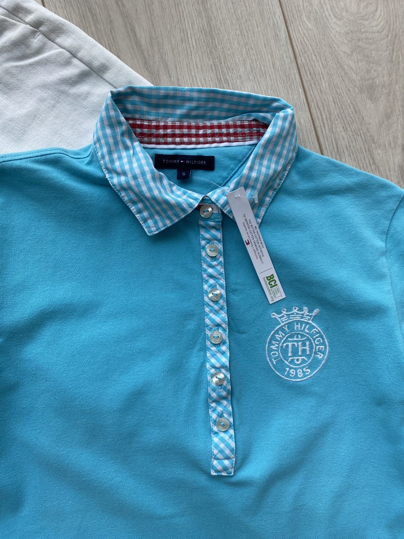 Tommy hilfiger женская футболка поло, поло, футболка