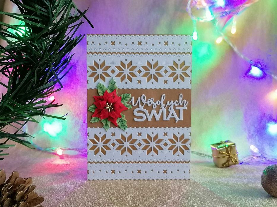 Kartka świąteczna handmade mix #7