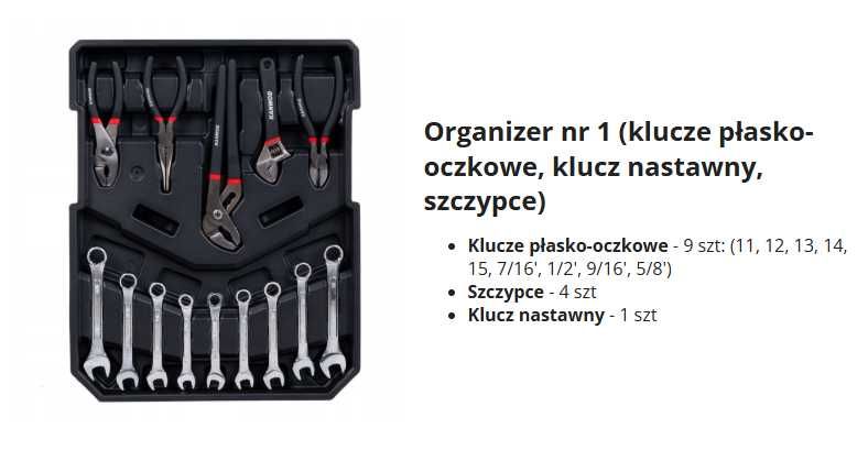 Zestaw Markowych Narzędzi Kluczy 1000el Walizka Narzędziowa + Gratis