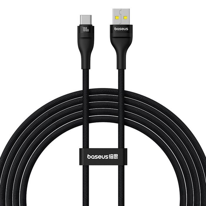 Kabel Baseus Flash 2 Usb-A / Usb-C 100W 2 M - Czarny
