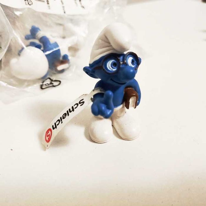 2 Bonecos Estrunfes Smurfs da Schleich Novos e embalados