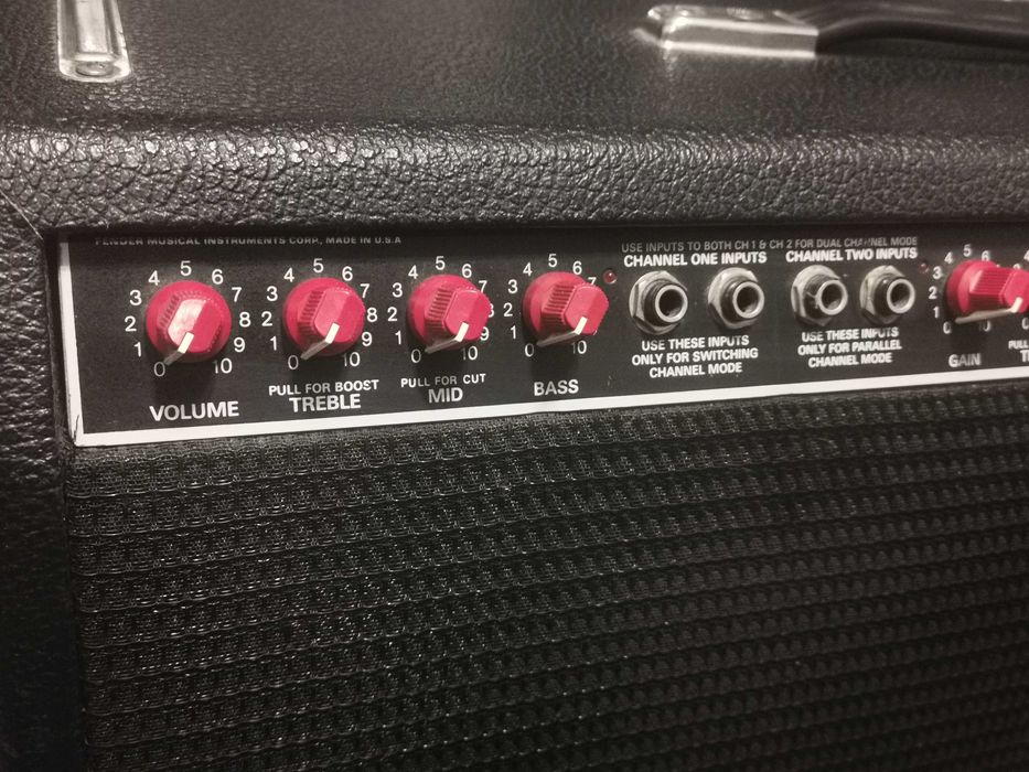 FENDER THE TWIN fotschwitch, case