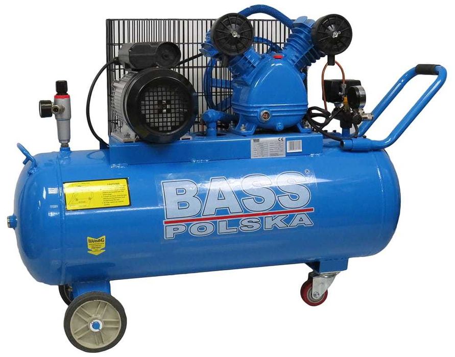 BASS POLSKA Kompresor Olejowy 100l Sprężarka 2,2kw 390l/min BP4404