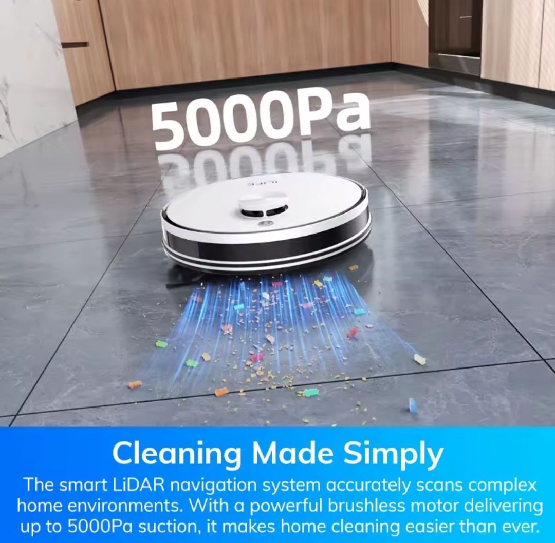 ILIFE A30 Pro – Robot Odkurzający 5000Pa z Mopem i Stacją 2w1