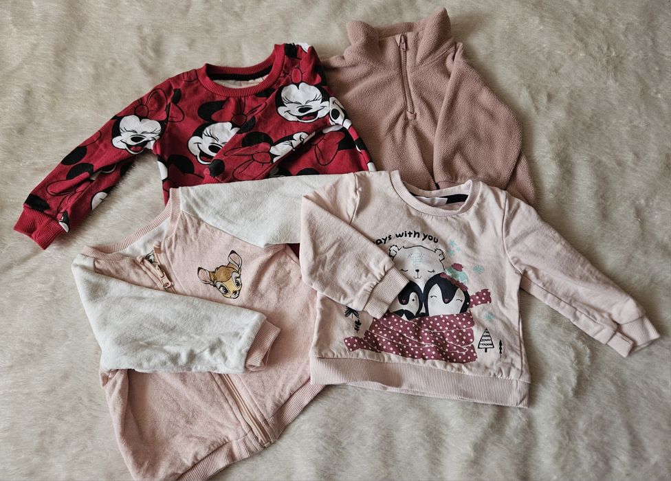 Bluzka bluza 4 sztuki niemowlak rozmiar 68