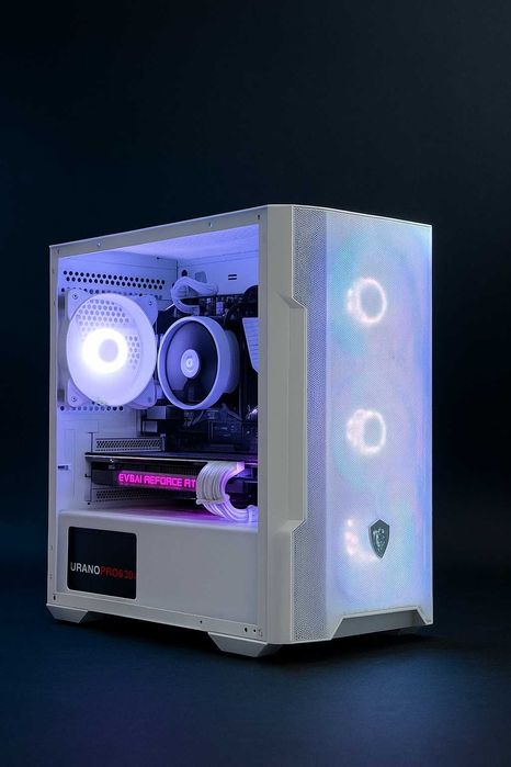 PC Torre Desktop Ryzen 5 + RTX + NVMe + 16GB RAM + W11 [Garantia]