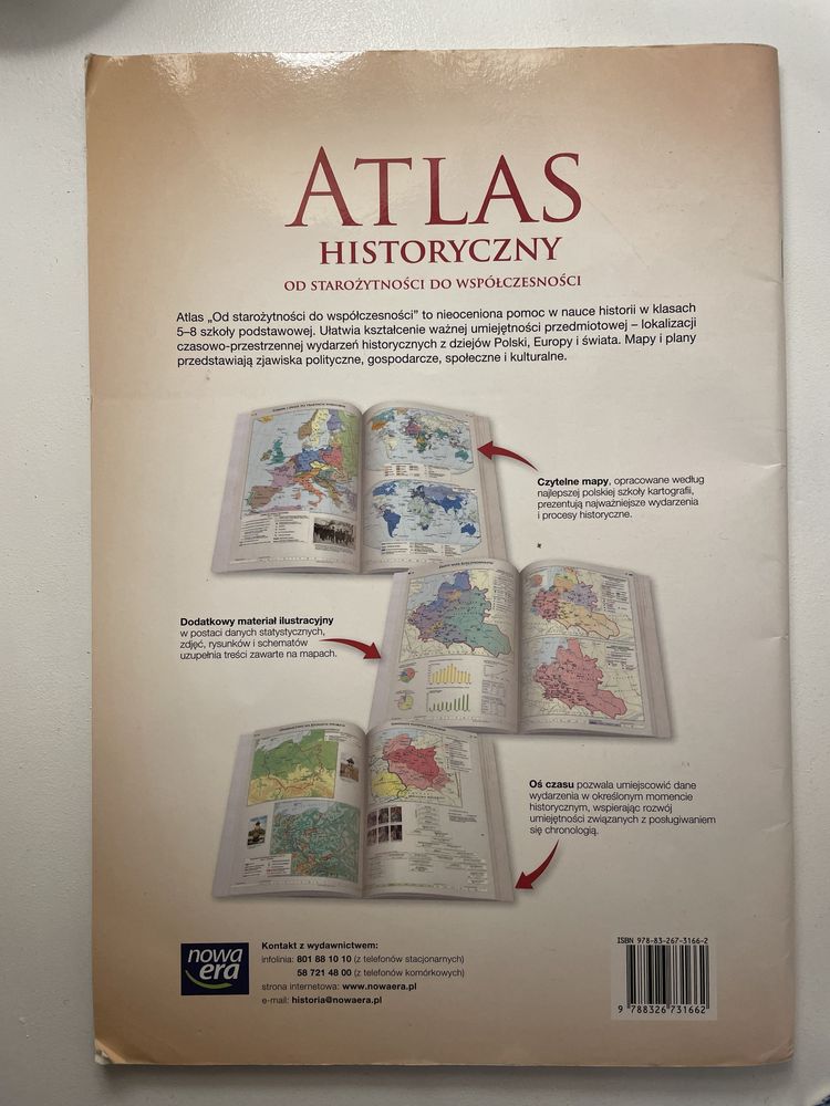 Atlas hitoryczny od starożytności do współczesności nowa era