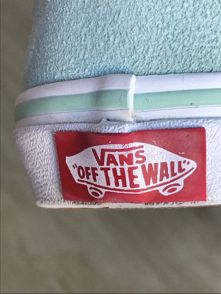 Vans sapatilhas verde água