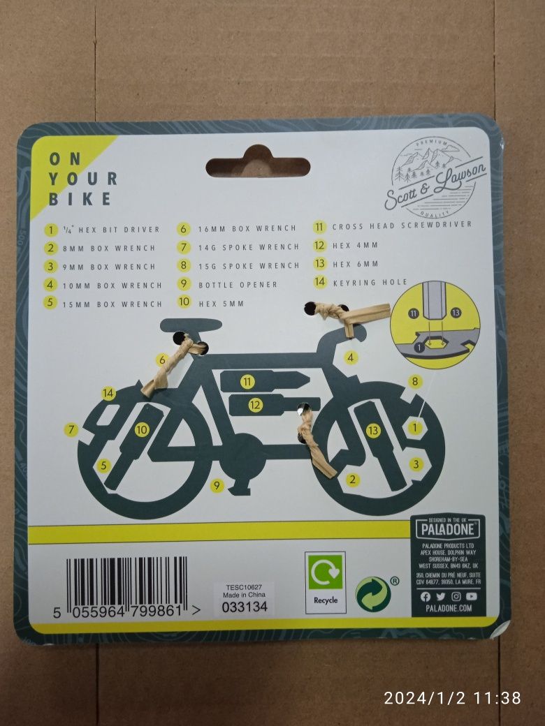 Bike Multi Tool 14 in 1