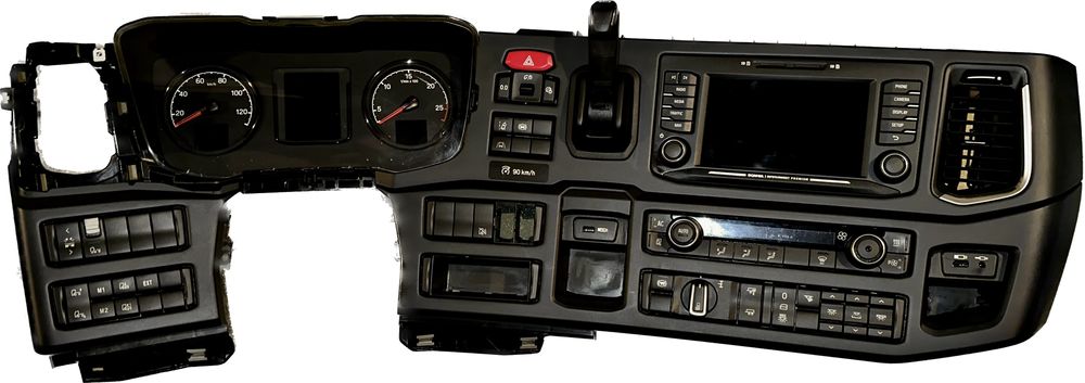 Konsola licznik radio przyciski panel klimatyzacji Scania S nowy model