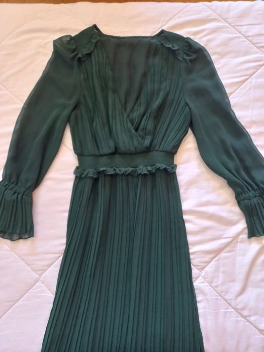 Vestido verde Zara