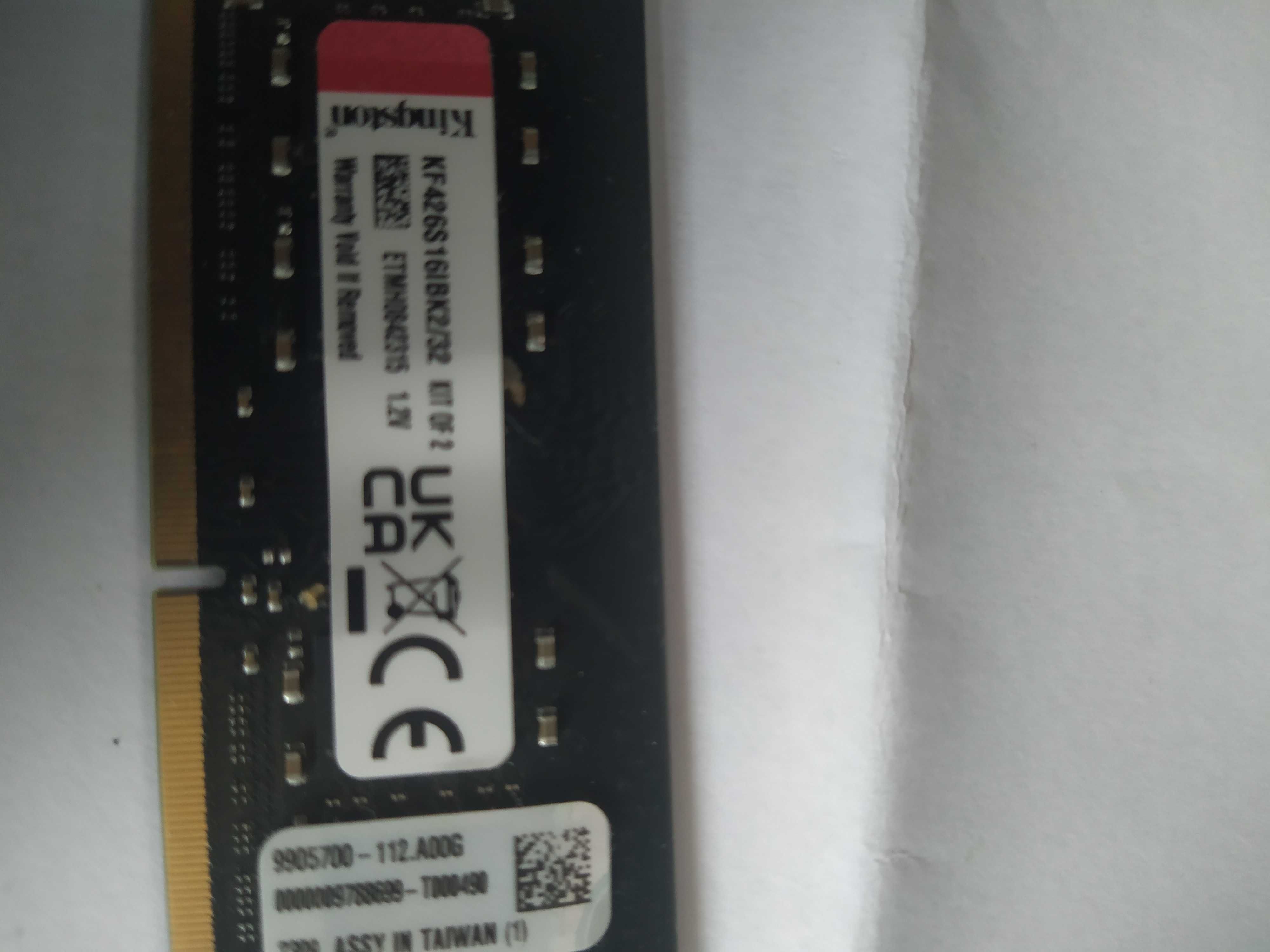 ddr4 16gbx2 kosci kingston fury cl 16 pamiec ram do laptopa