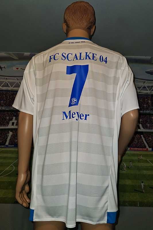 F.C. Schalke 04 Adidas Climacool 2016-17 home #7 Meyer size XXL