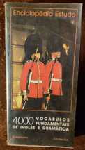 Livro 4000 vocábulos língua inglesa e gramática