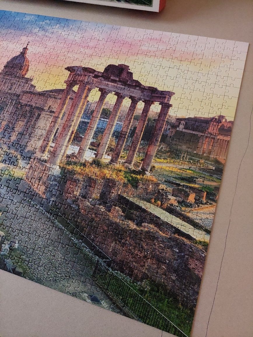 Puzzle 1000 elementów Forum Romanum Trefl kompletne