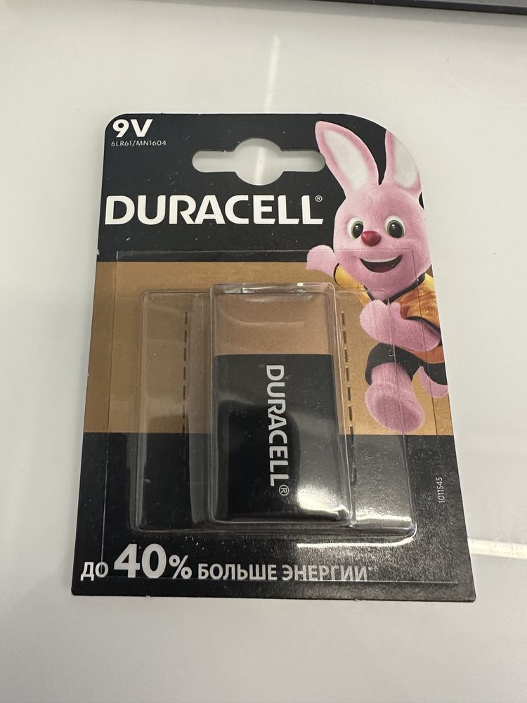 Лужна батарейка 9V DURACELL 6LR61 MN1604