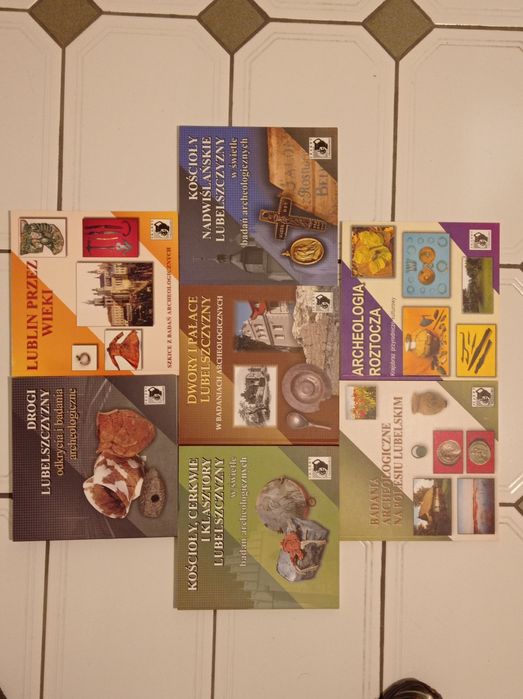 6 książek Lublin przez wieki Archeologia Lubelszczyzna Roztocze