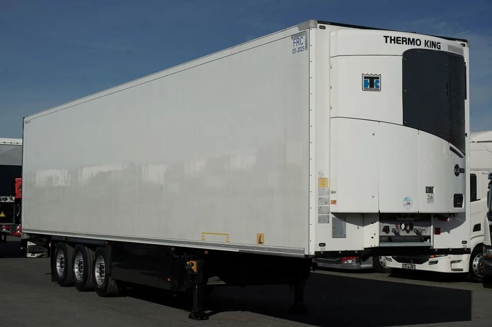 Schmitz Cargobull CHŁODNIA / THERMO KING SLX 400 / HAKÓWKA / OŚ PODNOSZONA / KOSZ NA PALETY