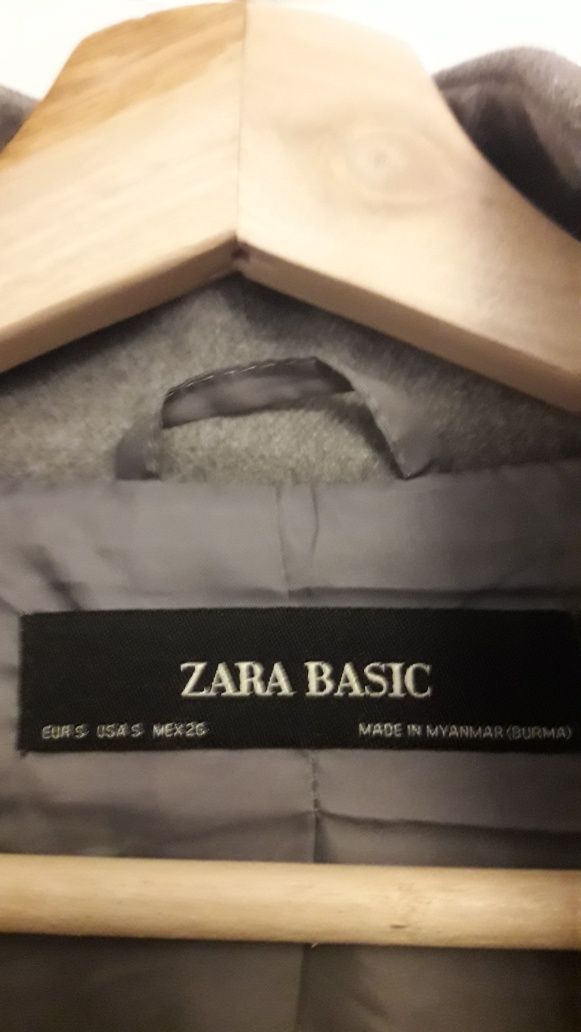 Casaco Zara cinzento