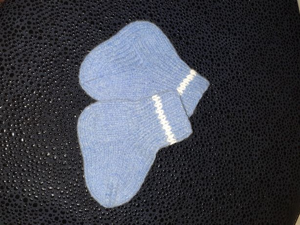 Носочки 100% шерсть для новорождённых