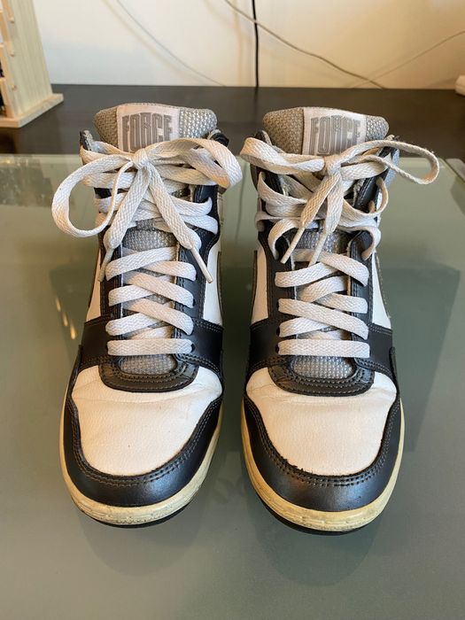 Nike Force Sky High Wedge White/Metallic Silver/Grey 38