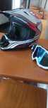 Capacete agv + viseira