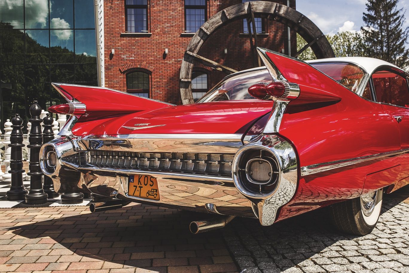 Cadillac do ślubu auto wynajem zabytkowy 1959