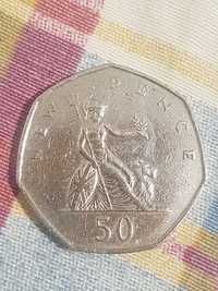 Moeda 50 New Pence 1969