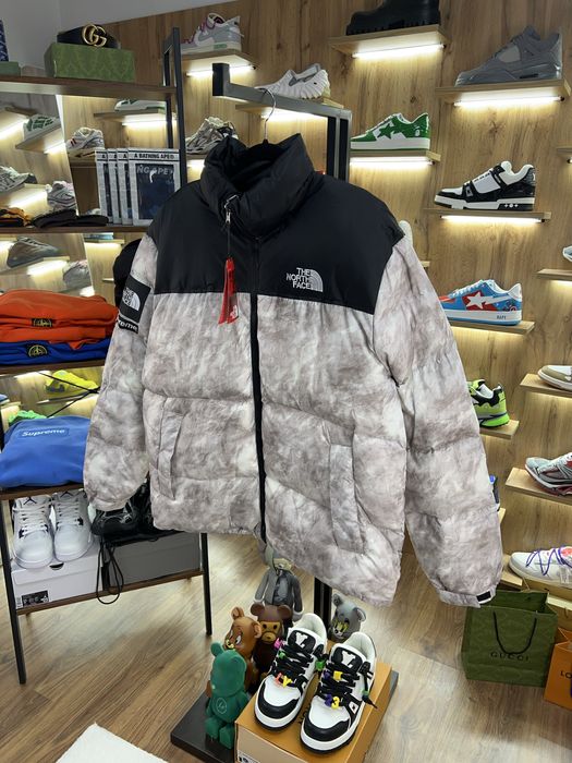 Куртка Supreme x The North Face Nuptse Paper-Print