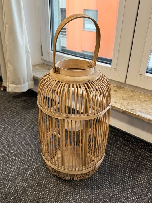Lampion bambusowy – stylowa dekoracja, IKEA