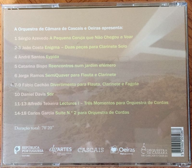 [CD] Orquestra de Câmara de Cascais e Oeiras - Novos Caminhos (Selado)