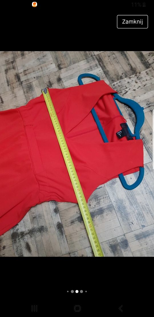 Piękna czerwona sukienka L h&m