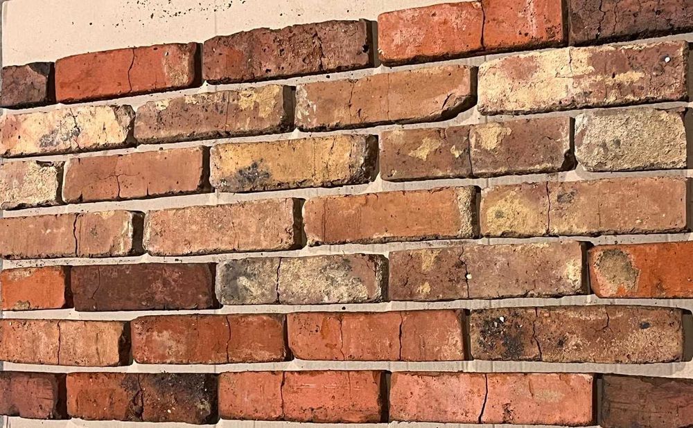 OKAZJA stara cegła płytki lico cena -50% pozostałość po budowie