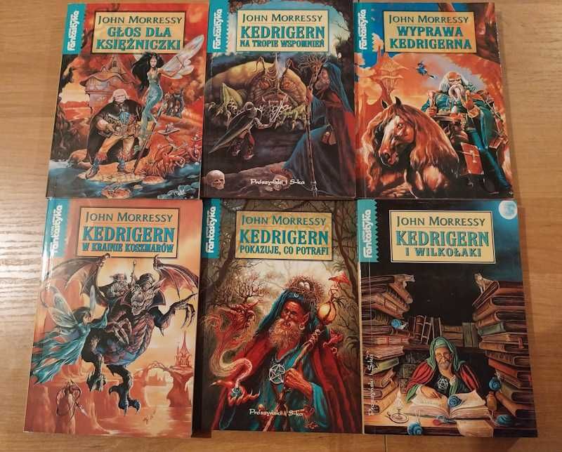 Cykl Kedrigern tomy 1 - 6 (komplet) John Morressy nowe czytaj opis