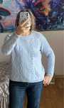 Sweter błękitny