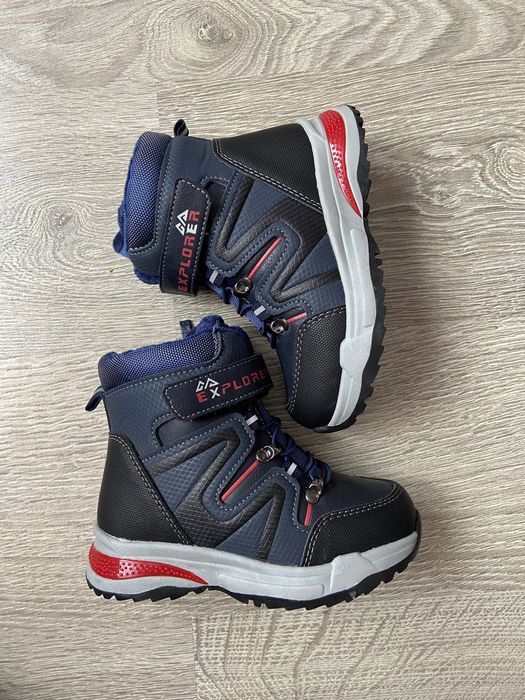 Ciepłe modne kozaki dla chłopca Rozmiary 27,28