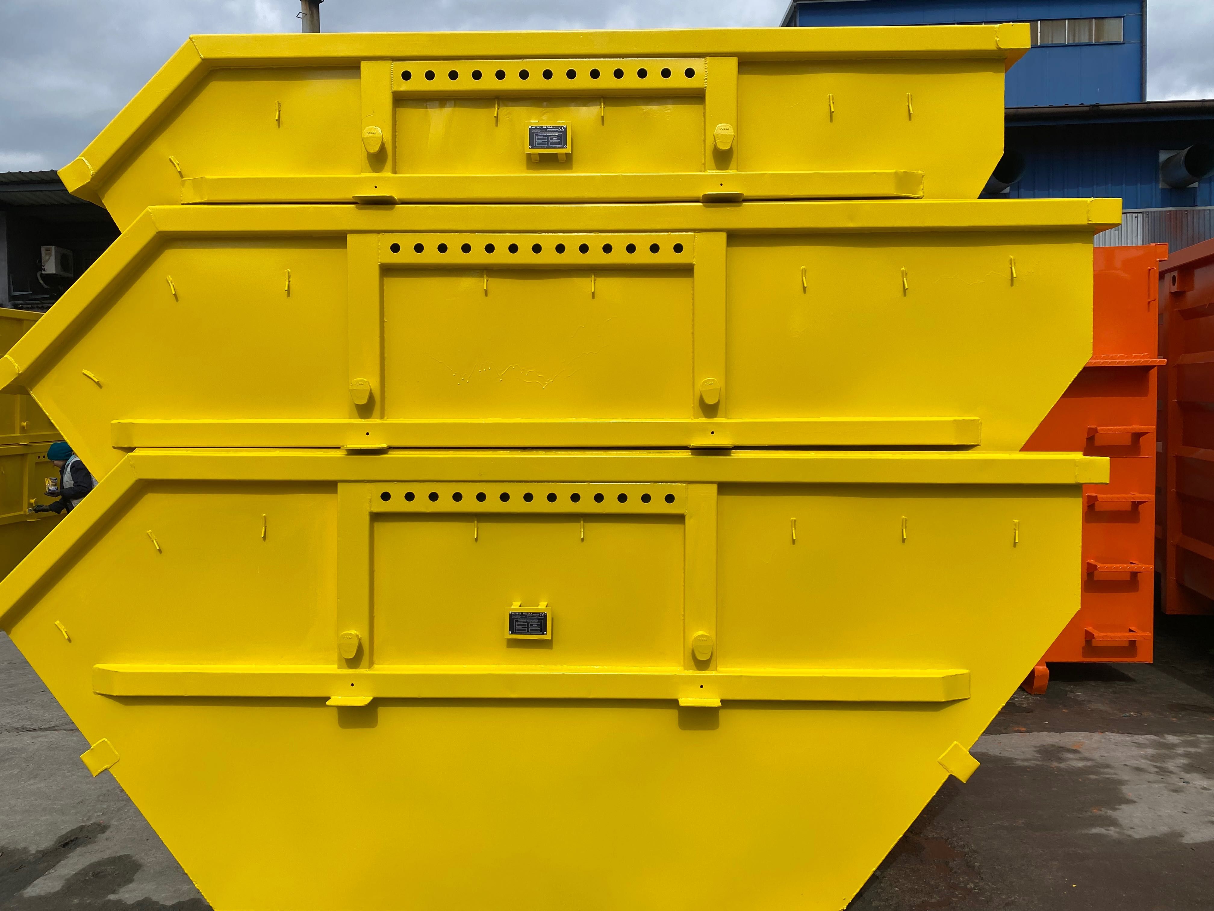 Kontenery typu MULDA M4 standard odpady śmietnik recykling