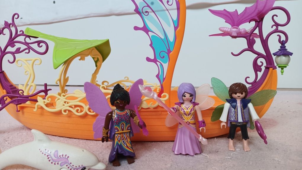 Barco encantado fadas Playmobil