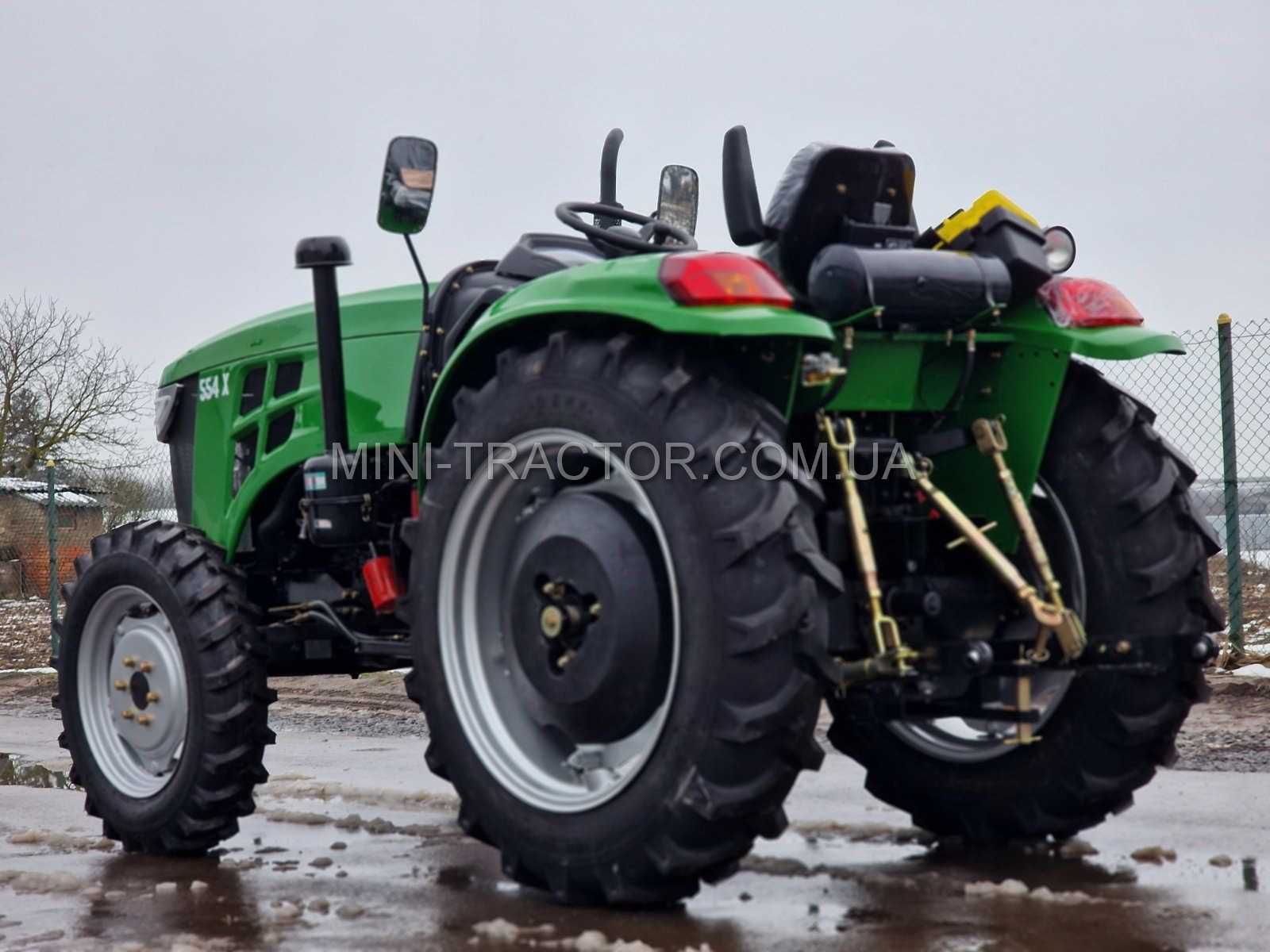 Мінітрактор TERRA FORCE 554X у дизайні John Deere, Джон дір, 4х4,2тони